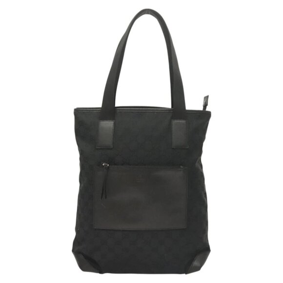 GUCCI GG Canvas Tote Bag Black - Picture 1 of 15